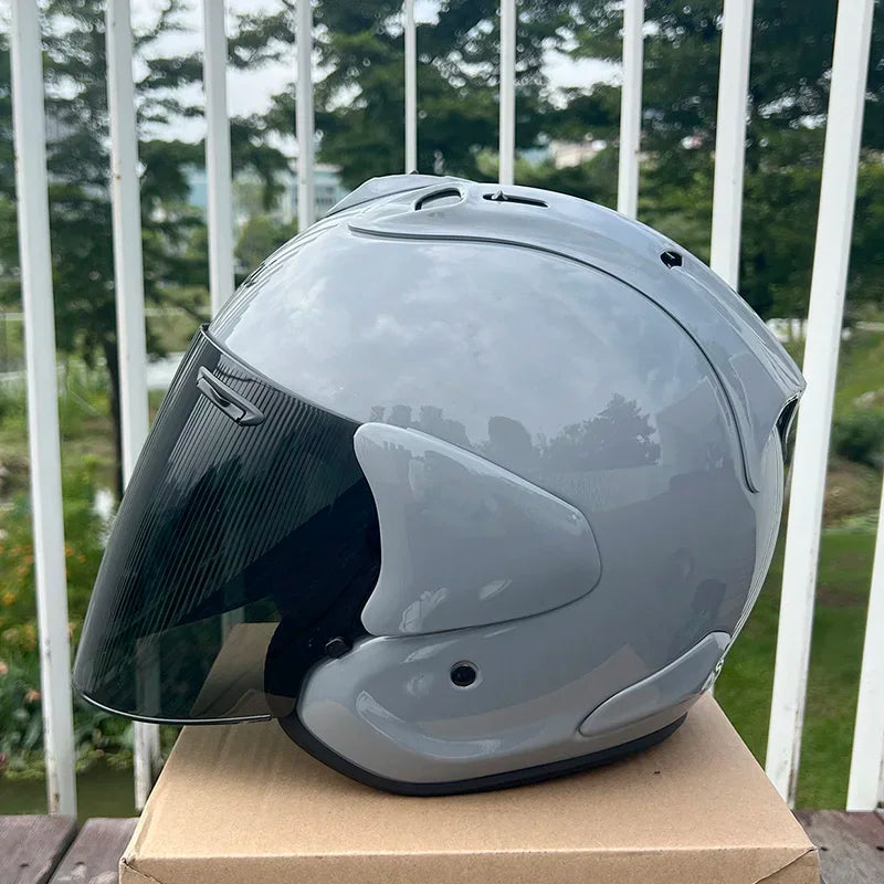 Casque Gris avec visière Iridium Grise VZ-Ram AraiForge®