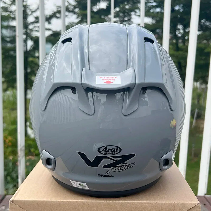 Casque Gris avec visière Iridium Grise VZ-Ram AraiForge®