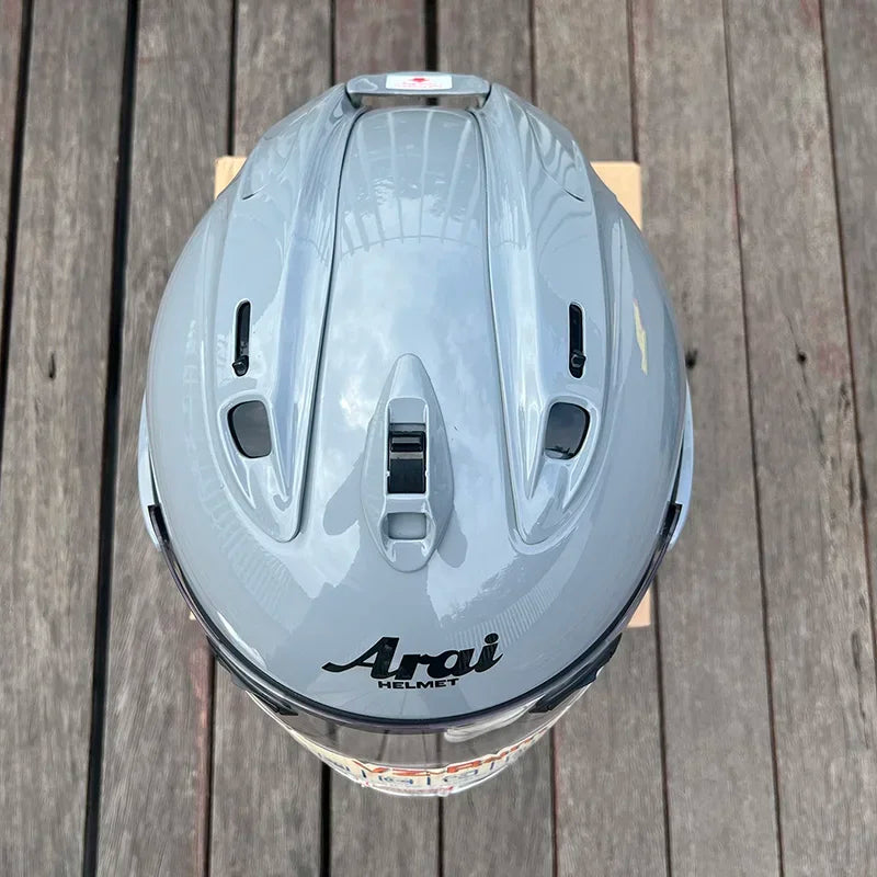 Casque Gris avec visière Iridium Grise VZ-Ram AraiForge®