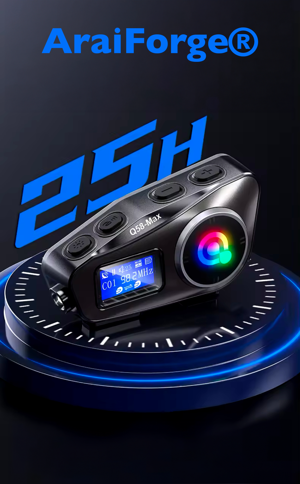 2025 LED Intercom Bluetooth Waterproof