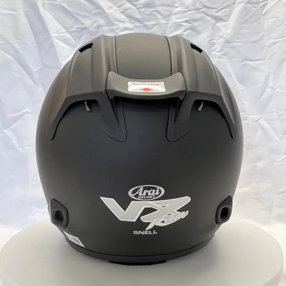 Casque Noir matt avec visière Iridium Noire VZ-Ram AraiForge®
