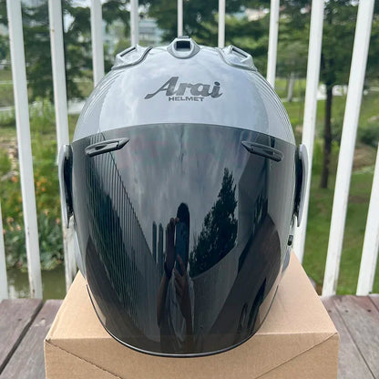Casque Gris avec visière Iridium Grise VZ-Ram AraiForge®